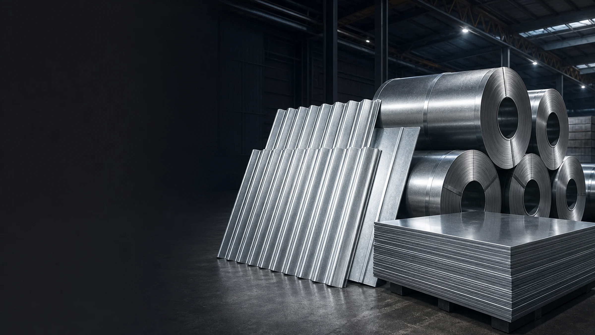 Galvanized sheets and structural steel