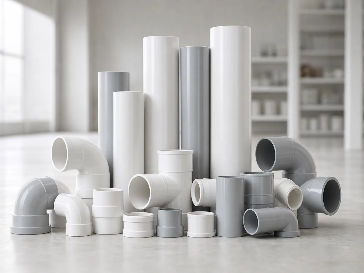 PVC pipes and fittings